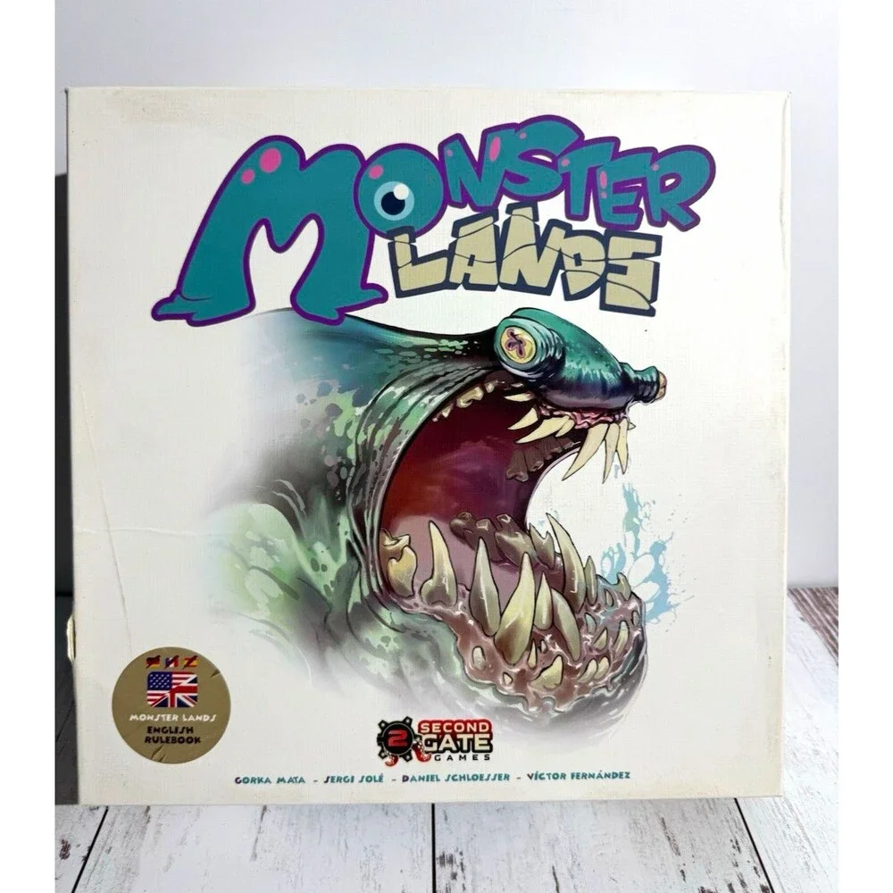 Second Gate Games Monster Lands Fantasy Board Game 1P Ages 12+ 2018 Award